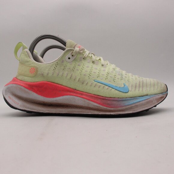 Nike ReactX Infinity Run FK4 Women's Size 9  Shoes FZ3968 705 Barely Volt/White - Picture 1 of 11